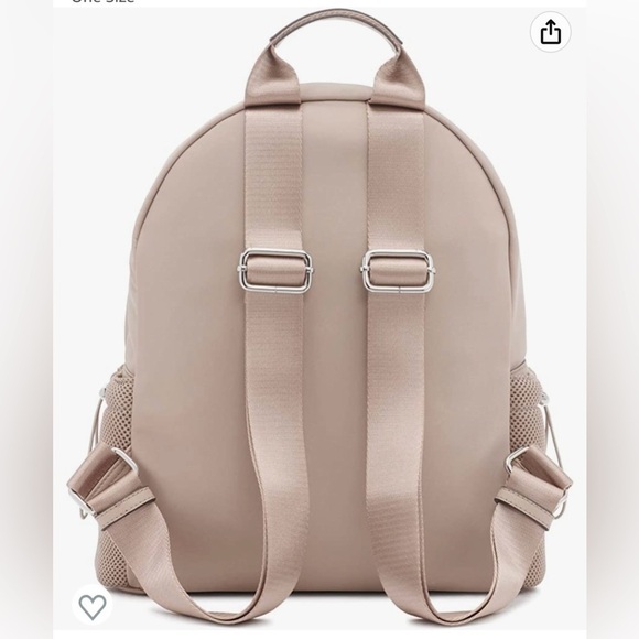 Calvin KLEIN Jessie Mesh Side Pocket Nylon Backpack - Picture 2 of 9